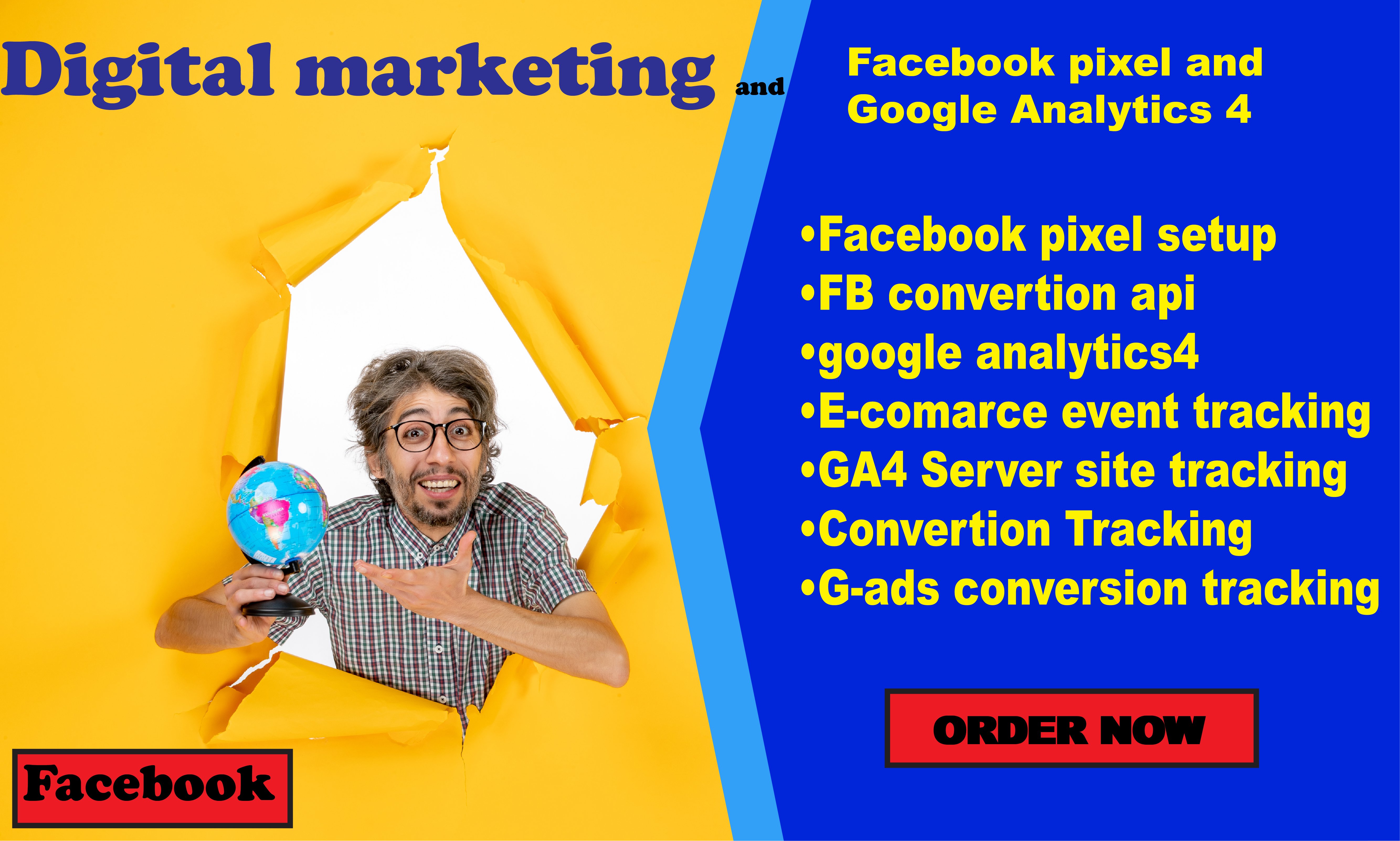 Meta pixel, Conversion API and E-commerce event tracking for website