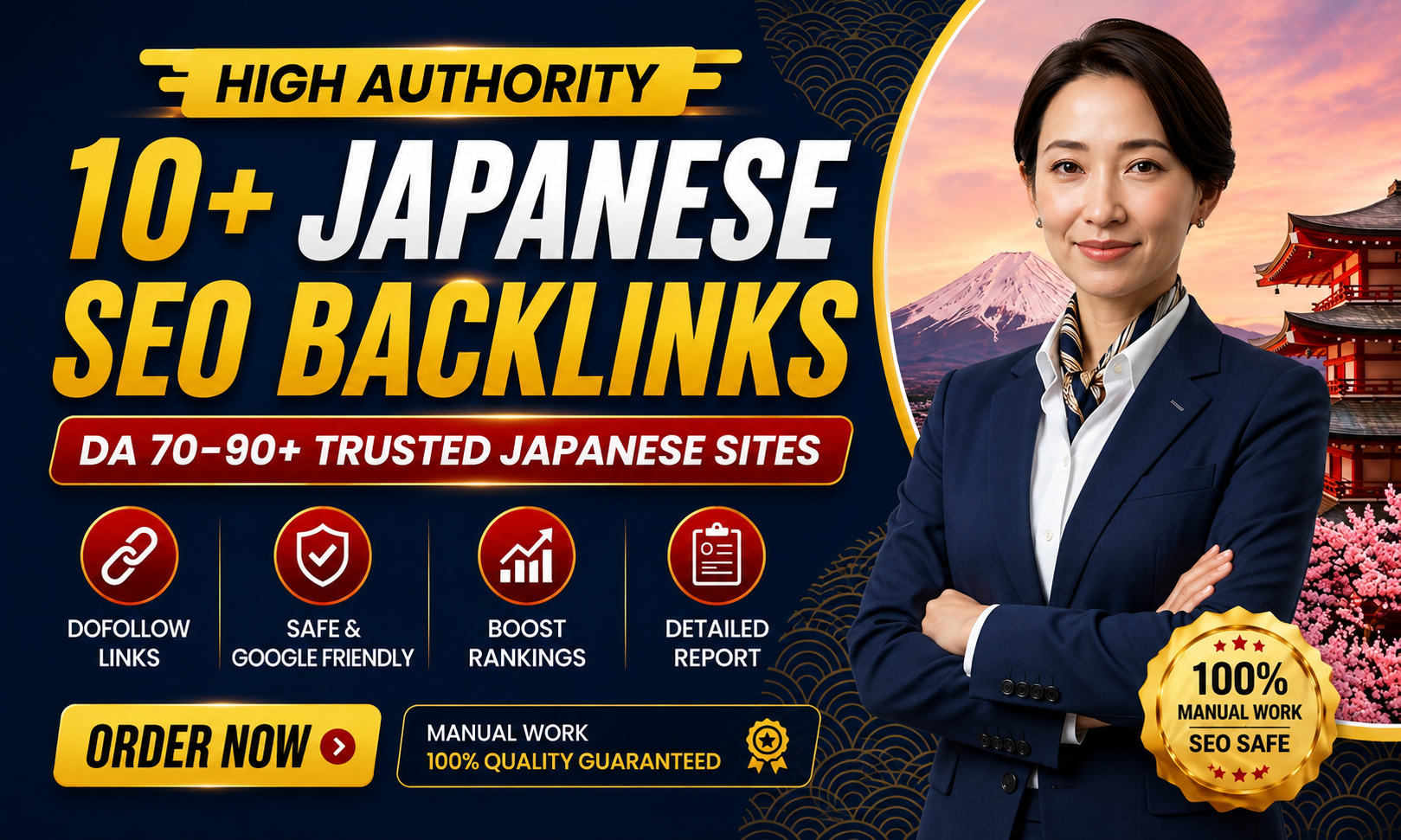 Build 10+ High Authority Japanese Backlinks from DA 90+ Sites to Boost SEO in Japan