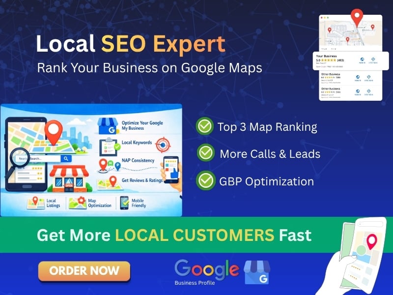 I will do local SEO, GBP optimization and improve Google Maps ranking