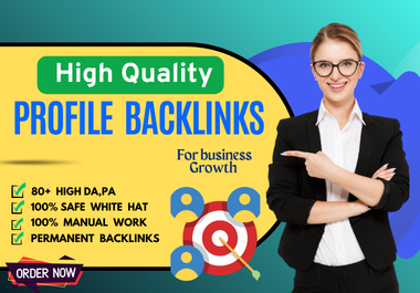 I Will Create 55 HQ Manual Profile Backlinks On High DA PA Sites