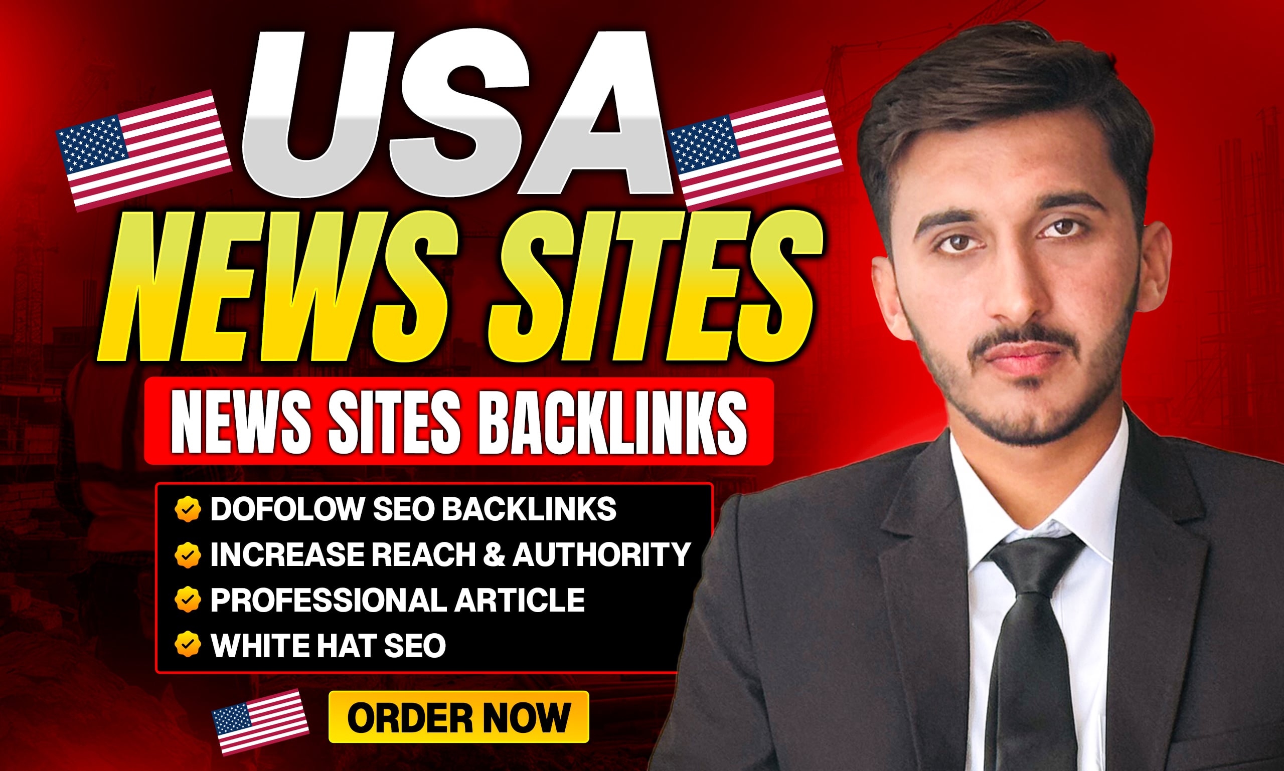 High DA& Traffic News Sites Backlinks from top USA News Sites