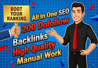 Supercharge Google Rankings: 200 High-Quality All-In-One SEO Dofollow Backlinks