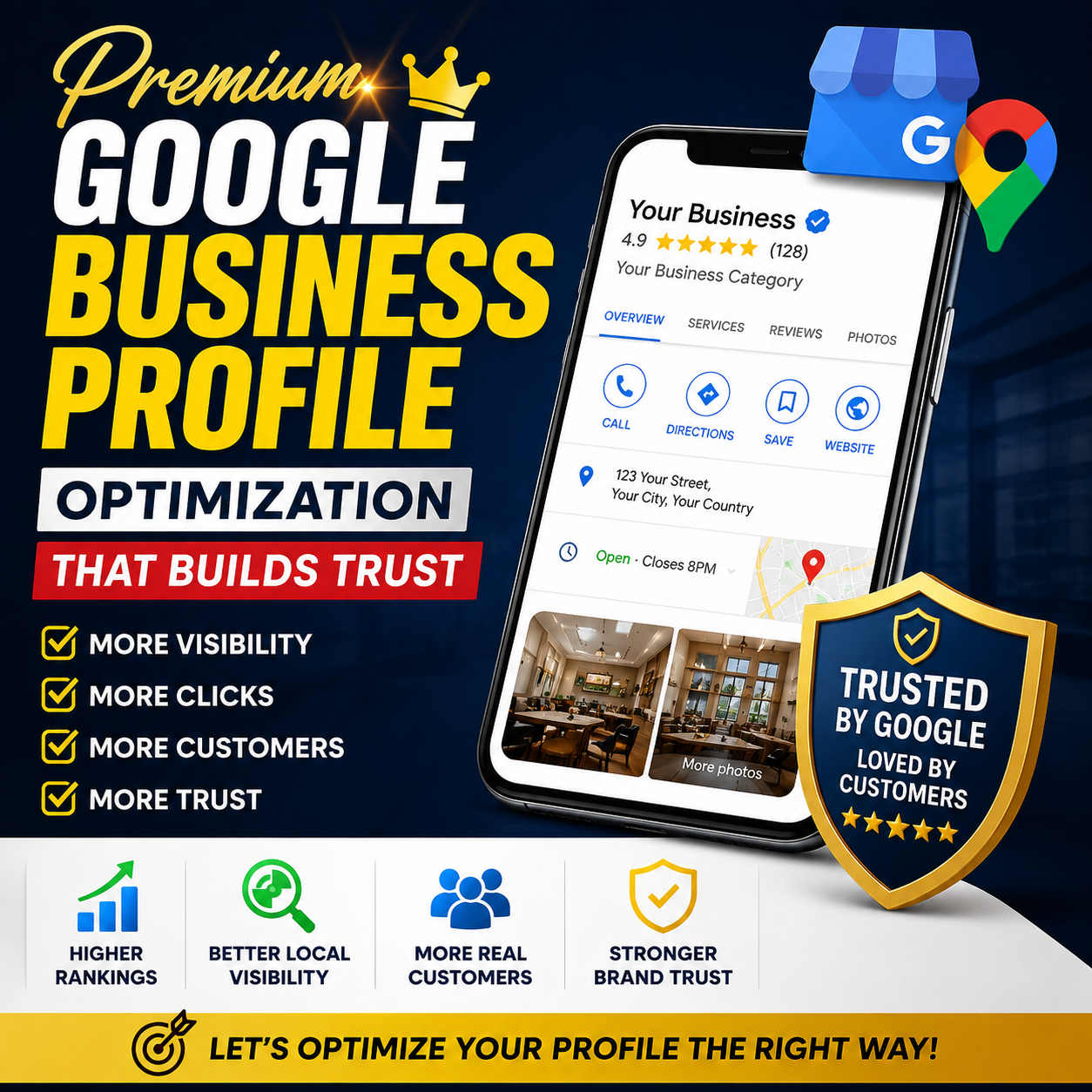 Premium Google Business Profile Optimization That Builds Trust