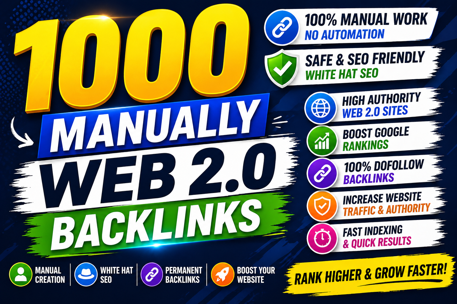 Get 1000 High DA Web 2.0 Backlinks for Powerful SEO Growth and Better Google Rankings