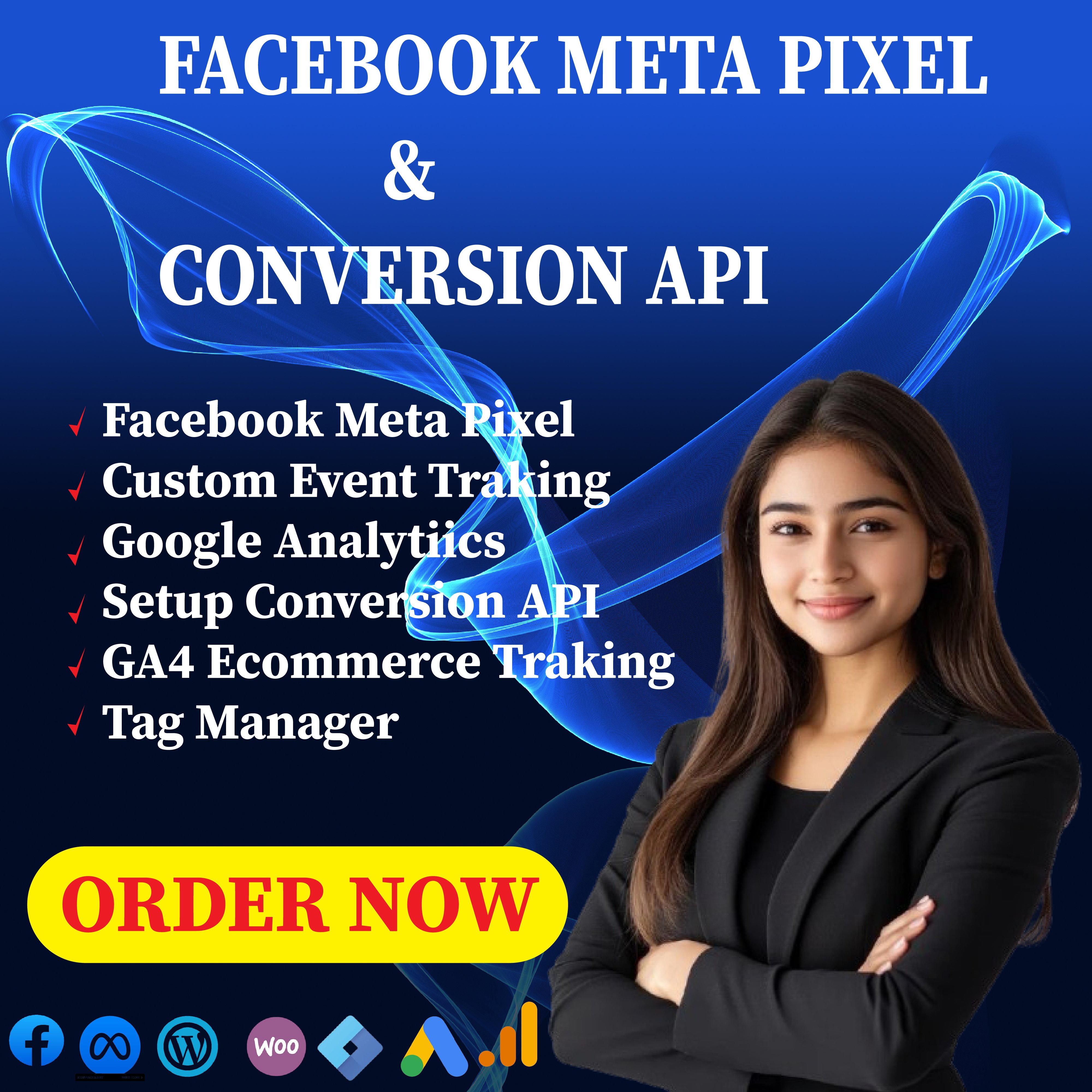  I will set up Meta Pixel & Conversion API tracking