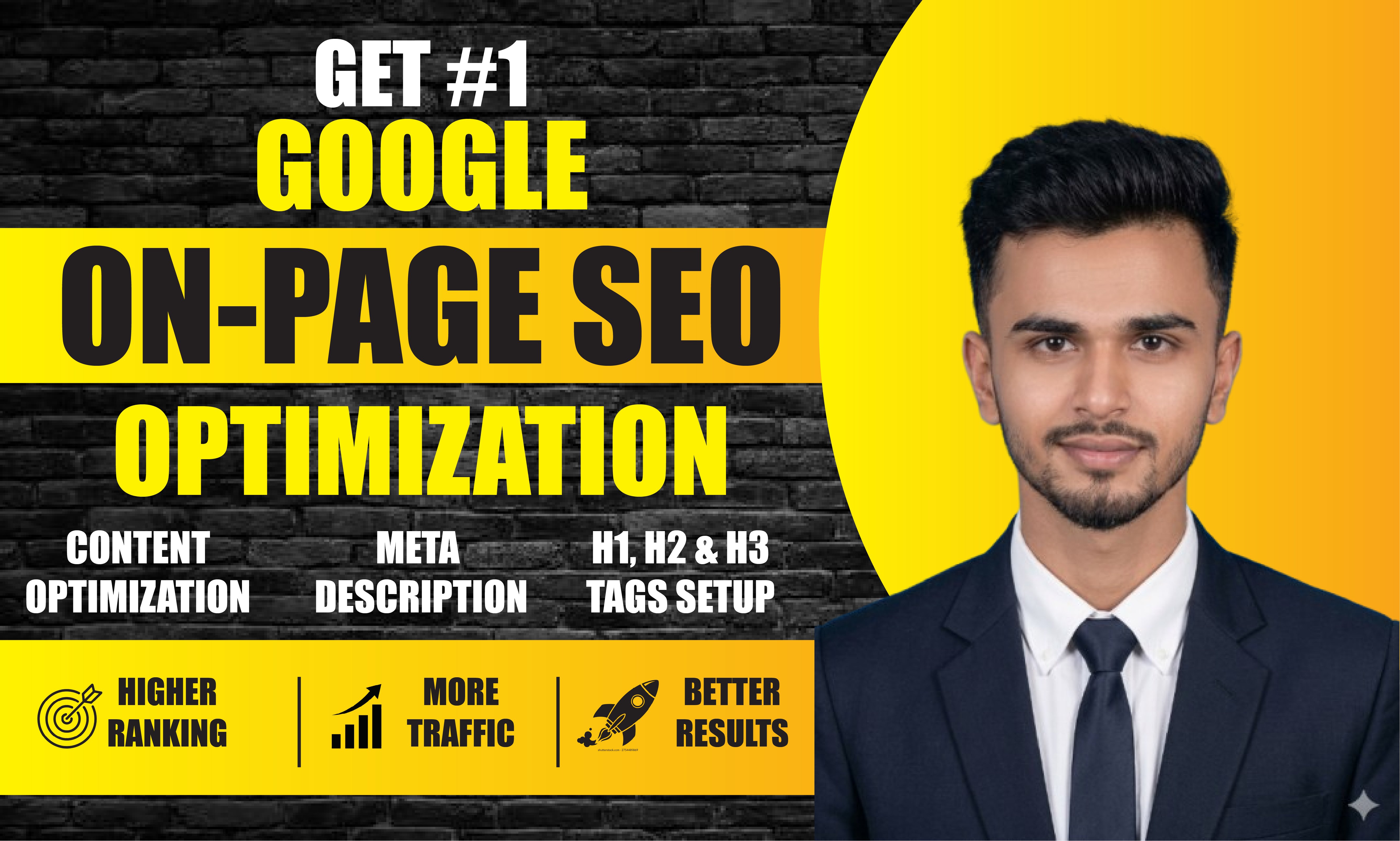 I will do on-page SEO optimization for higher ranking on google