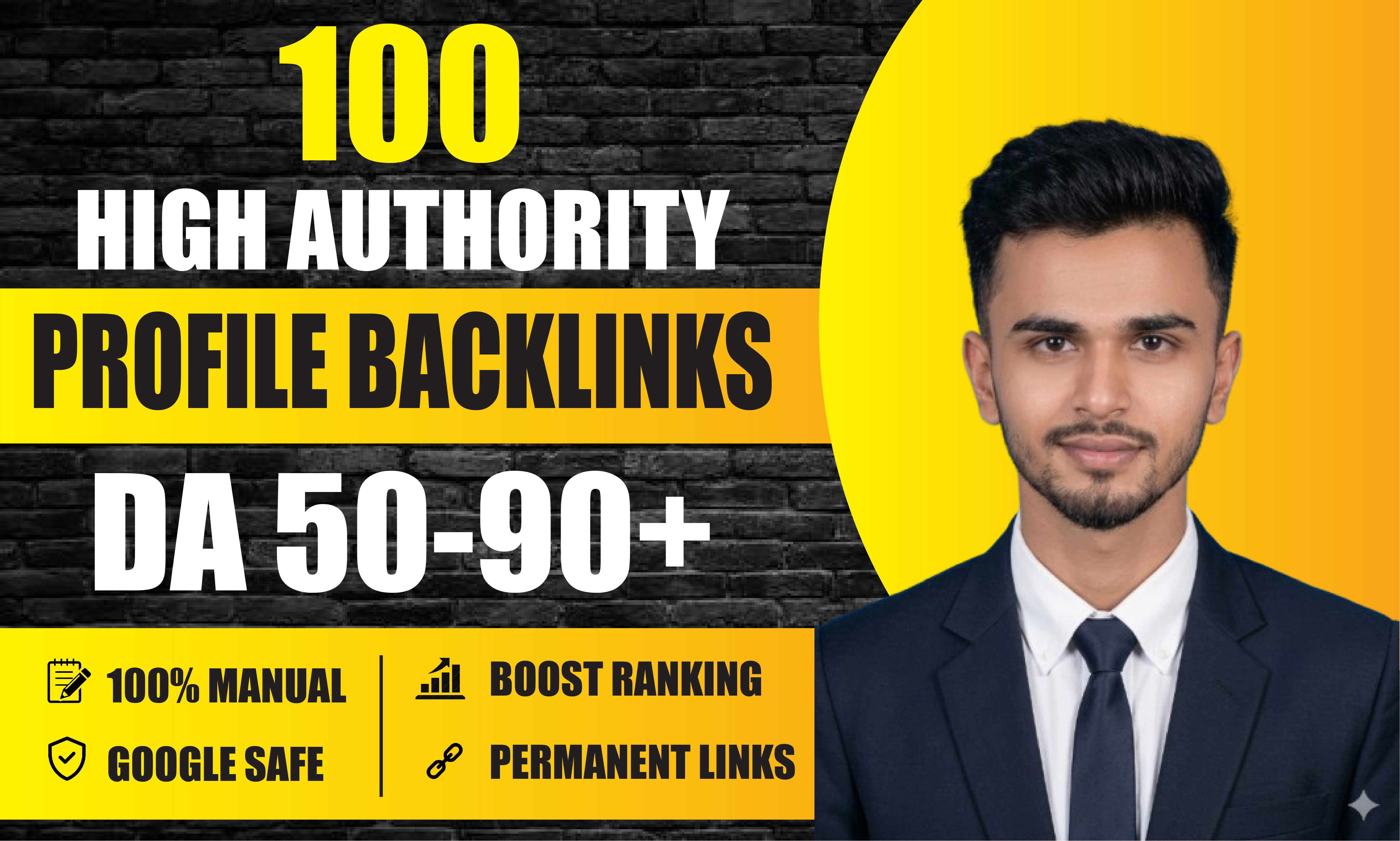 I Will Build DA 50-90 Plus High Authority 100 Profile...