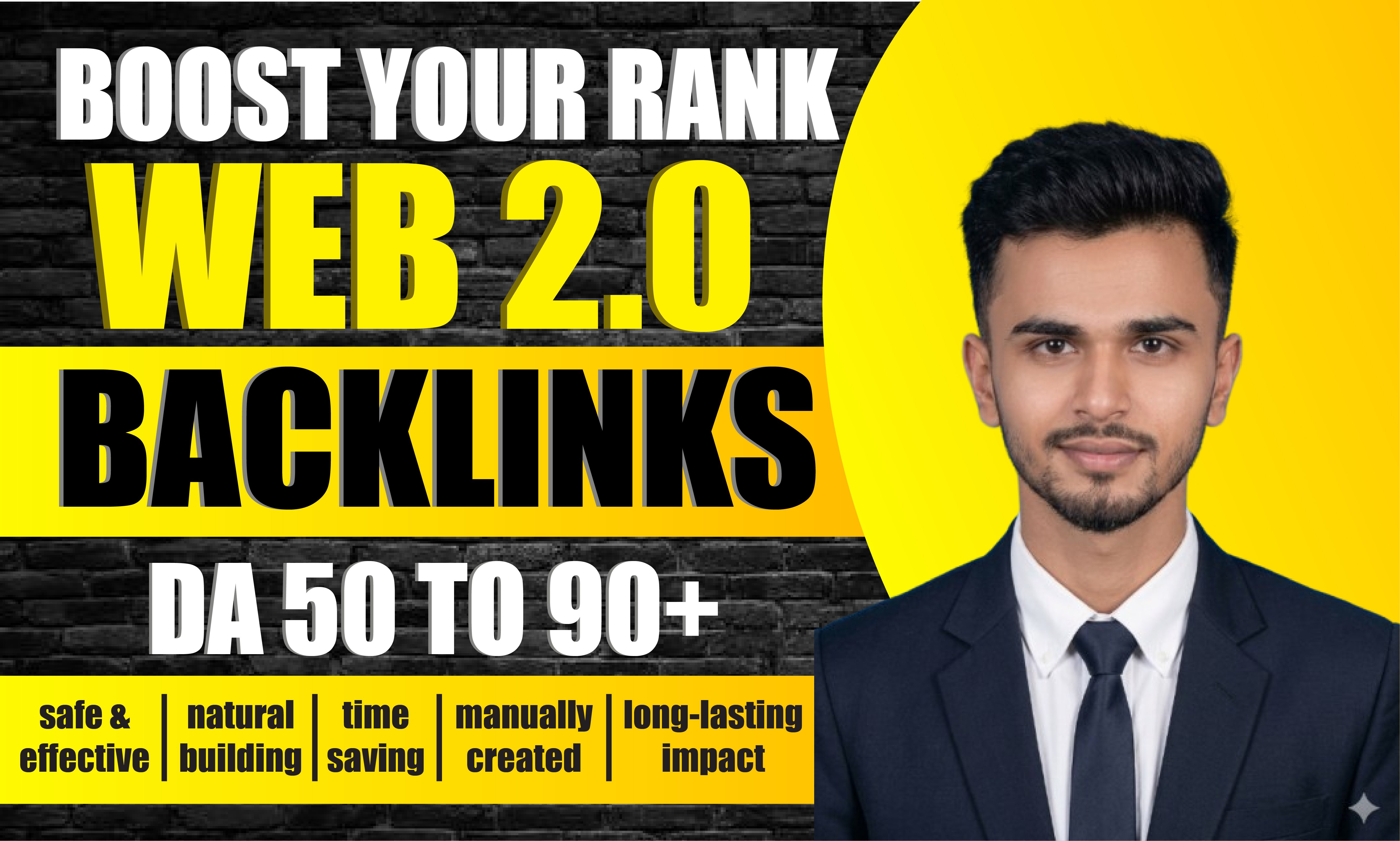 Supercharge SEO with 100 WEB 2.0 High Authority Backlinks DA50-90+