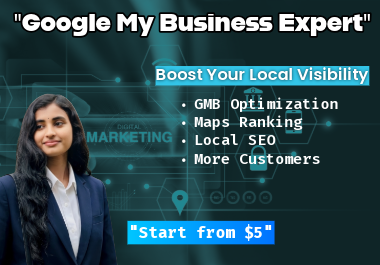 I will create, setup and optimize google my business...