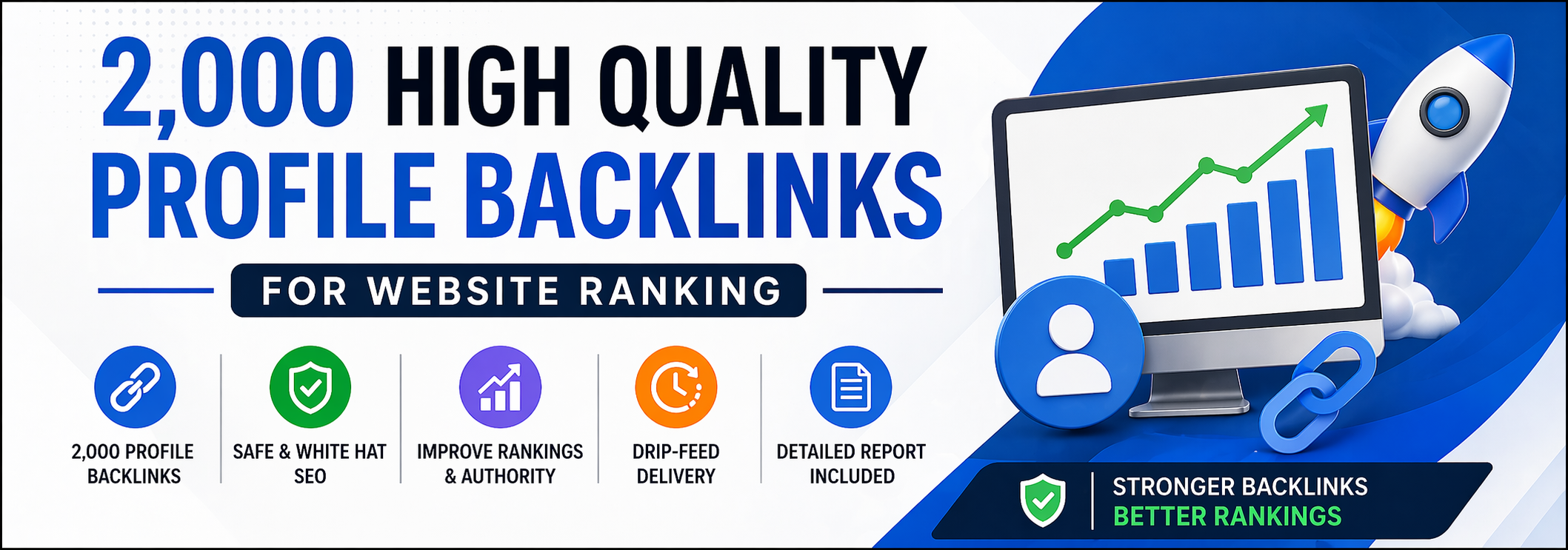 I I will Create 2,000 High Quality Profile Backlinks for Website Ranking