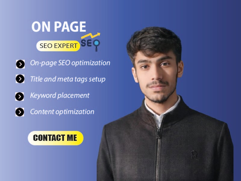I will do SEO on-page optimization for your website