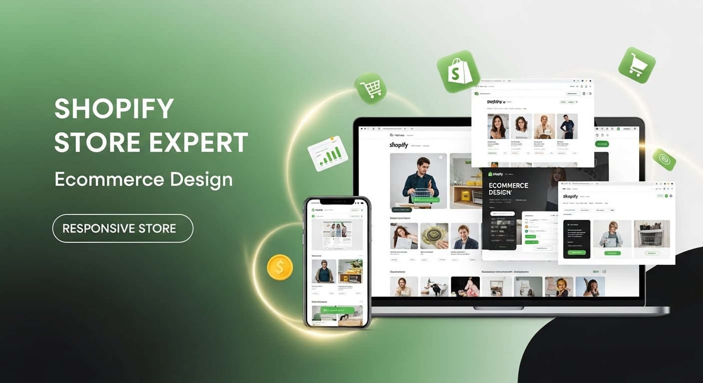 I will create a professional Shopify store, dropshipping website, and ecommerce design