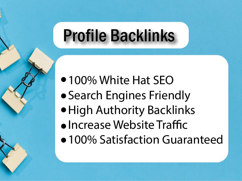 Professional 100 Profile Backlinks to rank Site Upper