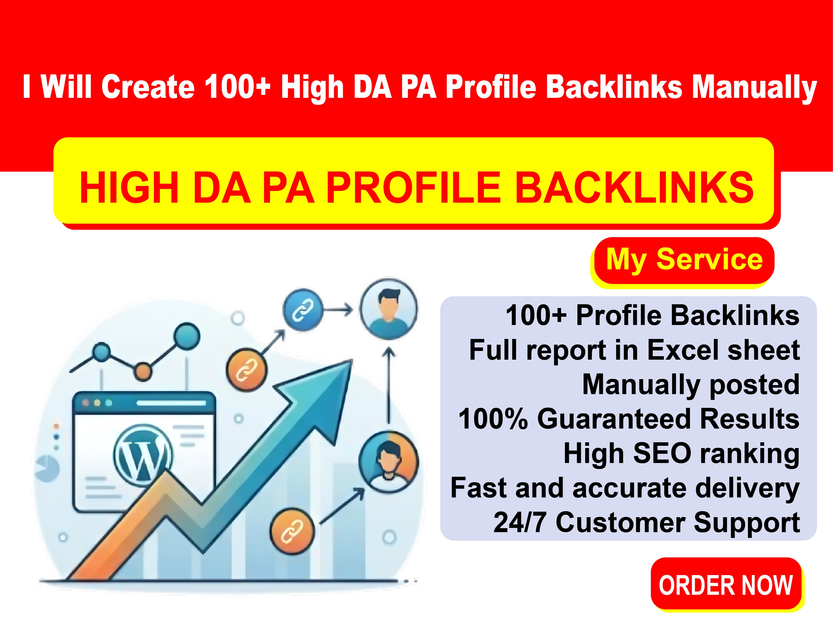 I Will Create 100+ High DA PA Profile Backlinks Manua...