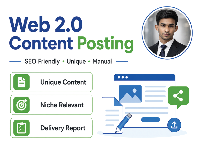 I will write and post SEO friendly Web 2.0 content for your brand