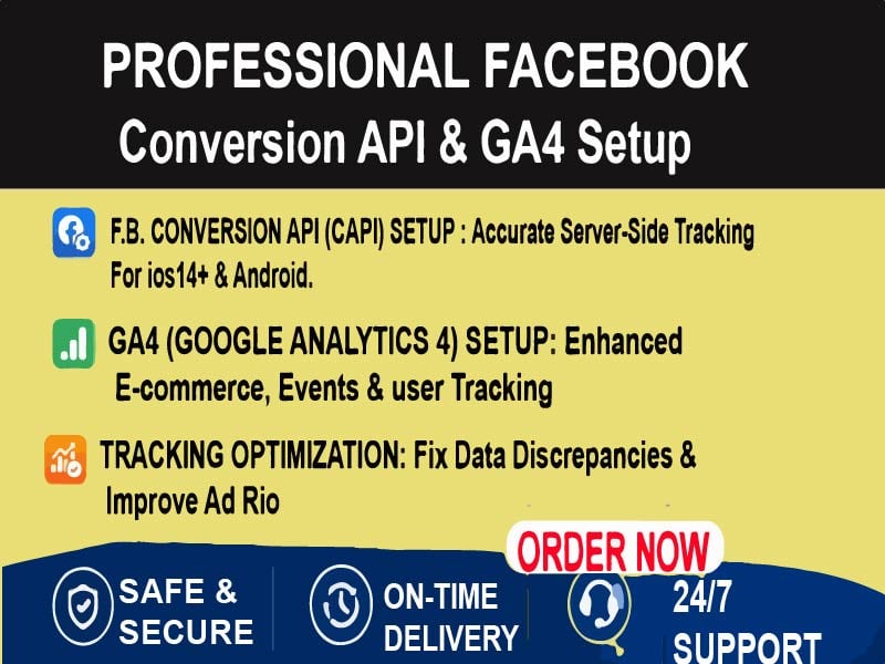 I will fix Facebook Pixel, CAPI and iOS 14 update issues with GTM.