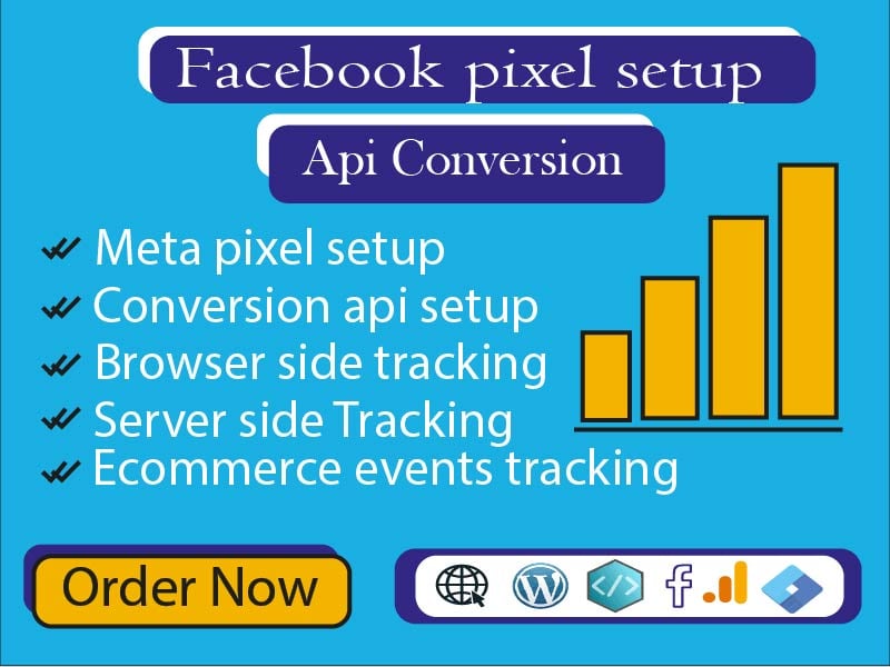  I will do meta pixel setup , Conversion API,GTM and browser site tracking