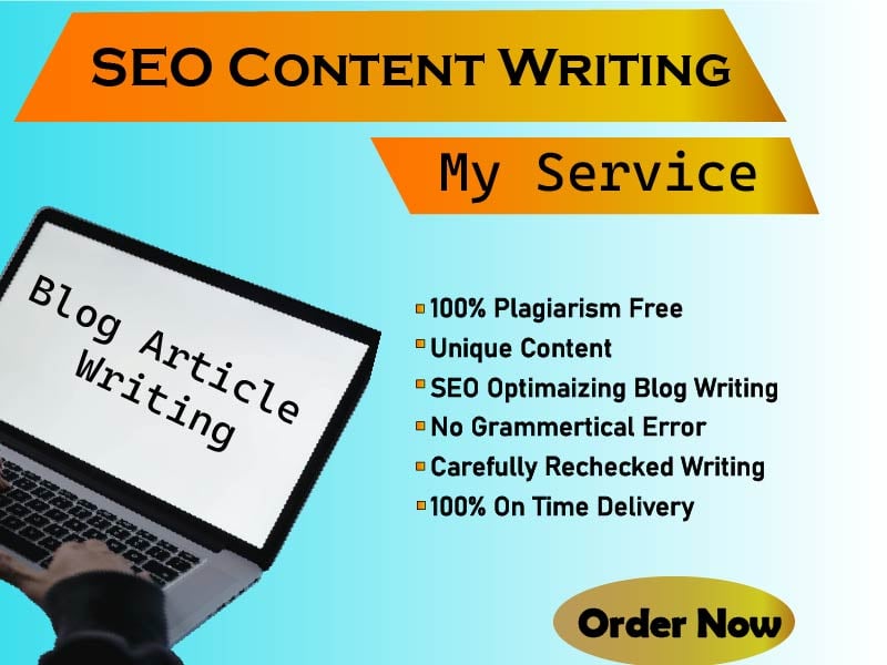 I Will Write 2 x600 Word Unique SEO Content For Your Website Or Blog