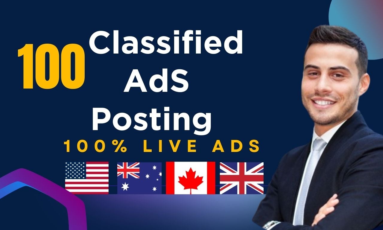 I will do classified ad posting on USA, UK, canada, australia ad sites