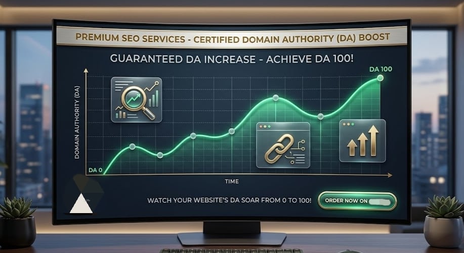 Boost Your DA Rank in SERP. DA 0 to 100 . 