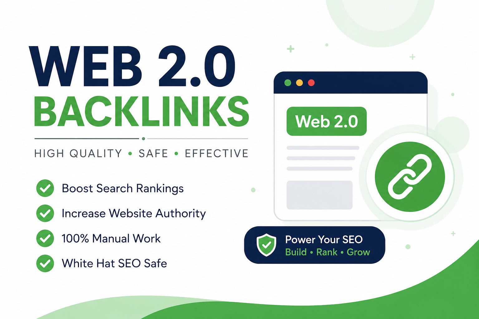 Boost your website with 100+ premeium web2.0 Backlink