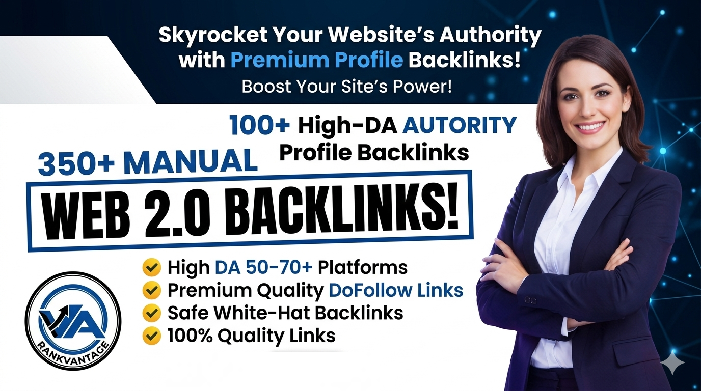 I will provide 100+ Authority Profile Backlinks to Skyrocket Your Websites