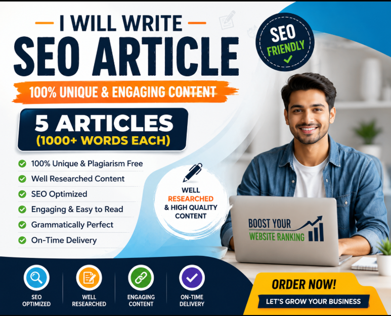 I Will Write 100% Unique SEO Content for Your Website