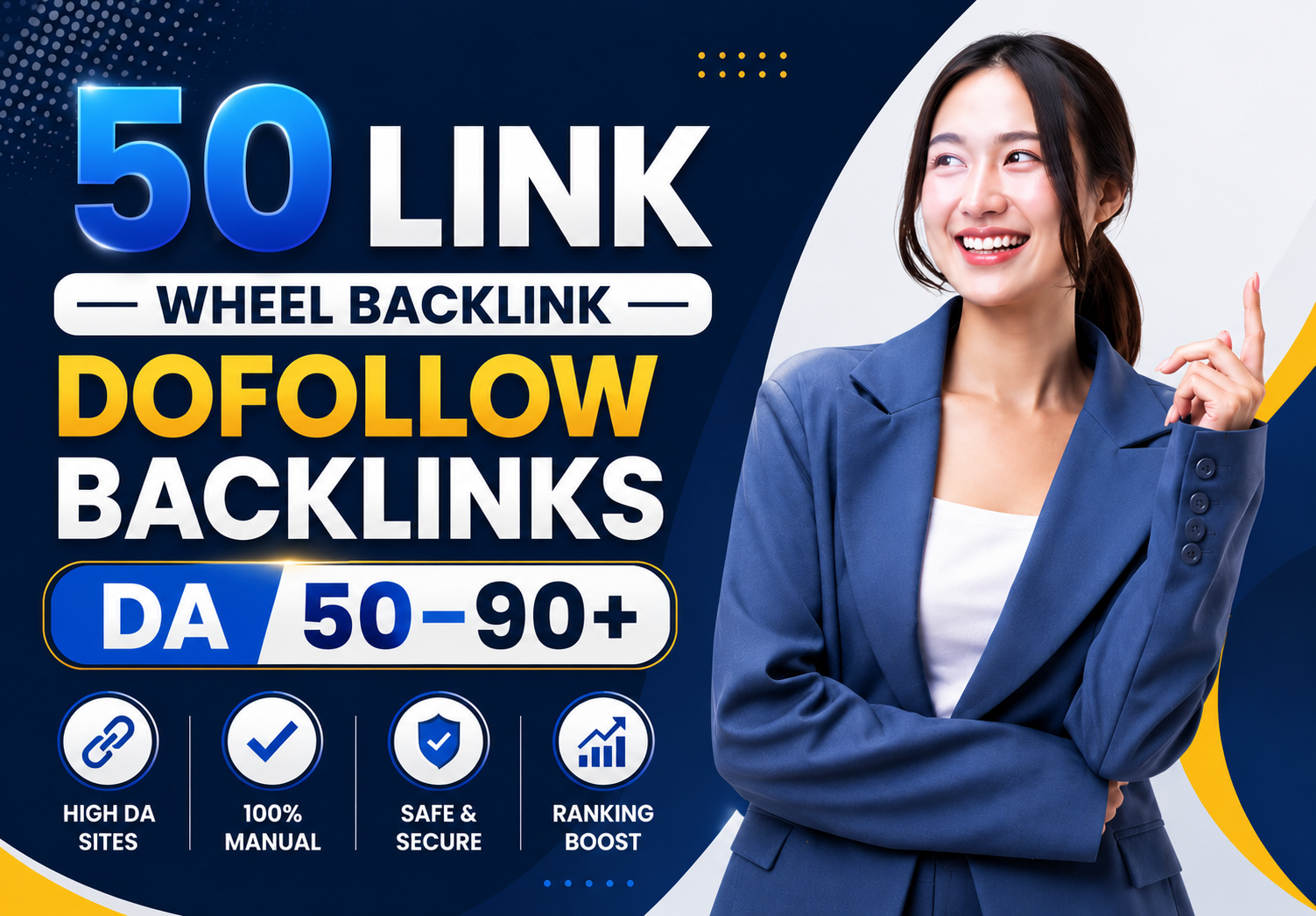 I Will Build 50 High DA Manual Link Wheel Dofollow Backlinks for SEO