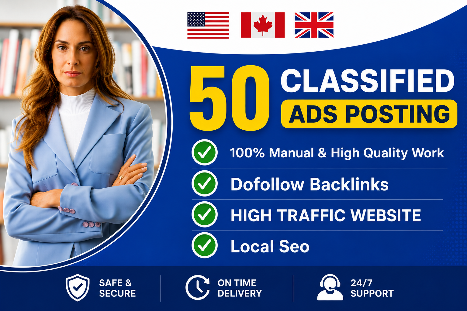 I Will Do 50 High Quality Manual Classified Ads Posti...