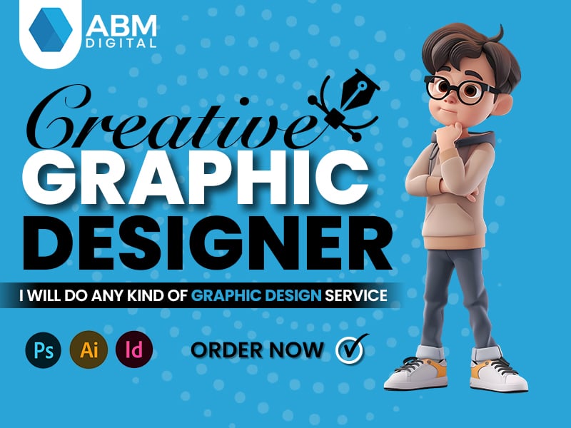 I Will Do Creative Graphic Design for Your Business Professionally