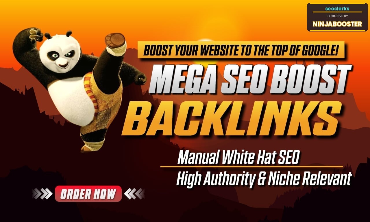 Dominate Google Top Rankings with Mega SEO Backlinks Package & Real Organic Traffic