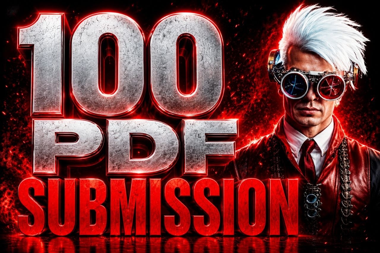 I Will Do 100 Manual PDF Submissions for SEO Backlinks
