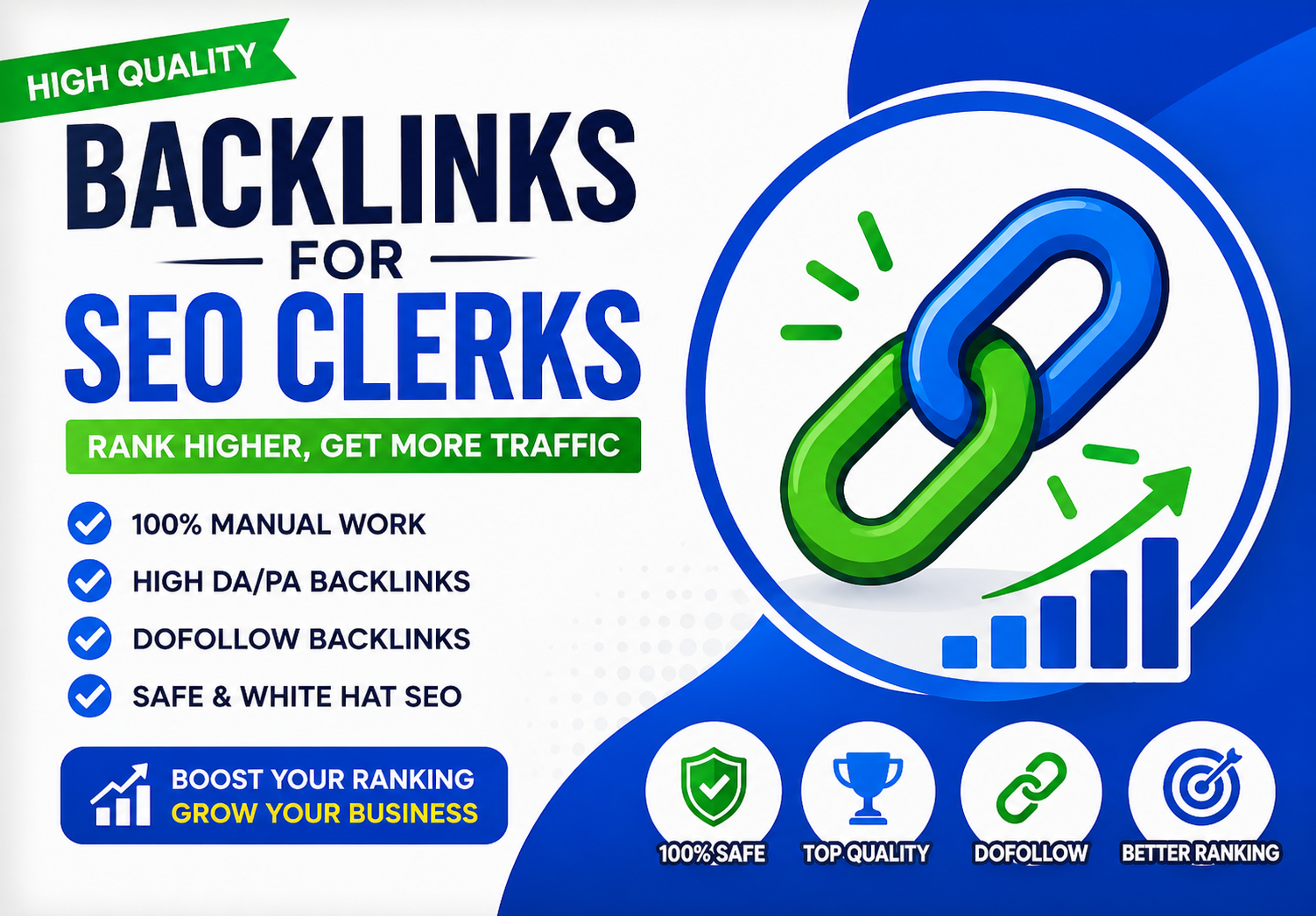 I Will Create Safe SEO Backlinks to Boost Google Ranking