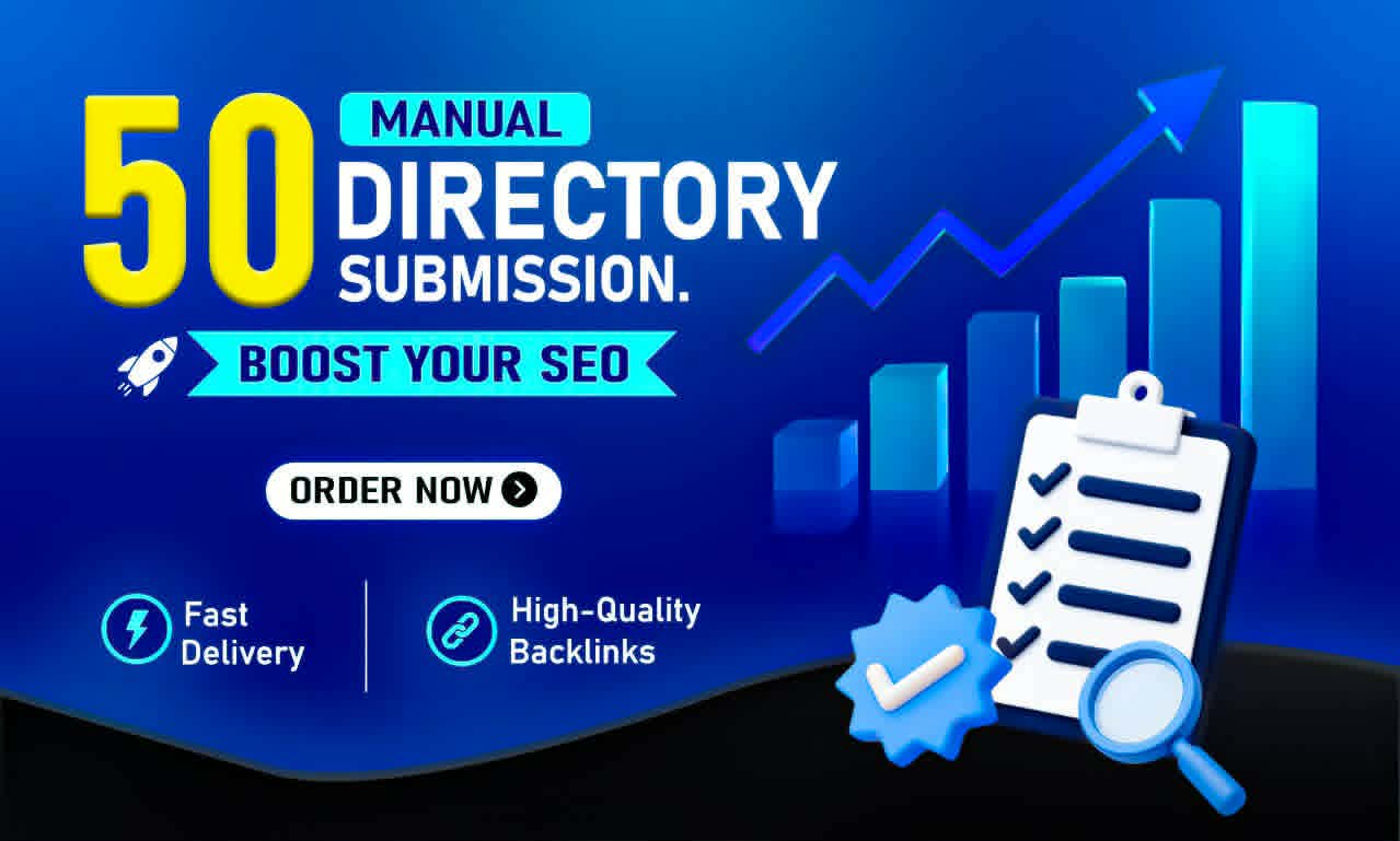 I Will Do 50 Manual Directory Submissions for SEO