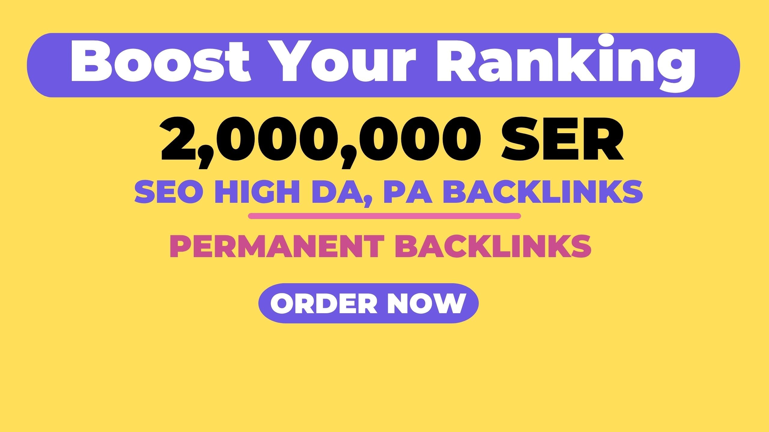 Create 2M high-quality backlinks for SEO and better w...