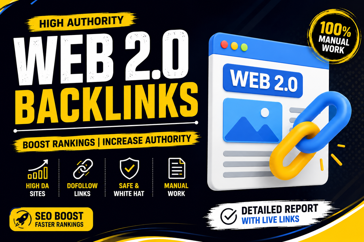 100 Manual Web 2.0 Links Built for Real Rankings