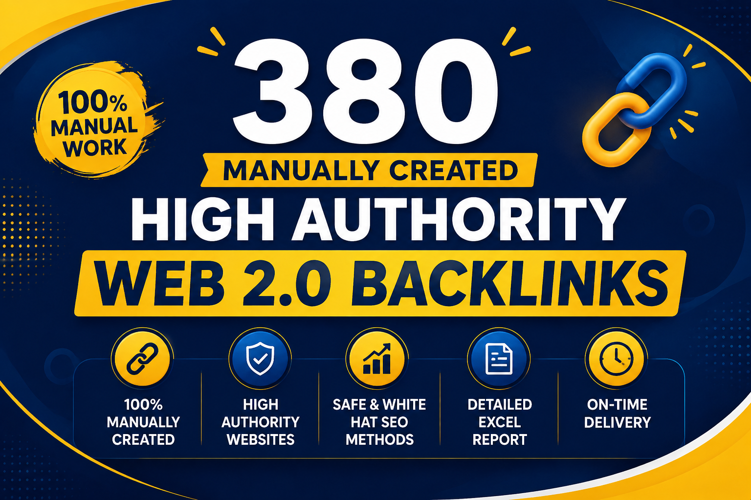 I Will Create 380 High Quality Web 2.0 Backlinks Manually for Better SEO Rankings