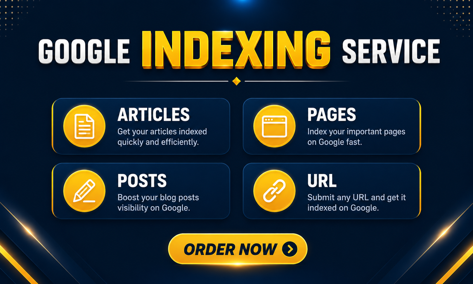 Index 150 Backlinks on Google Fast Within 24 Hours