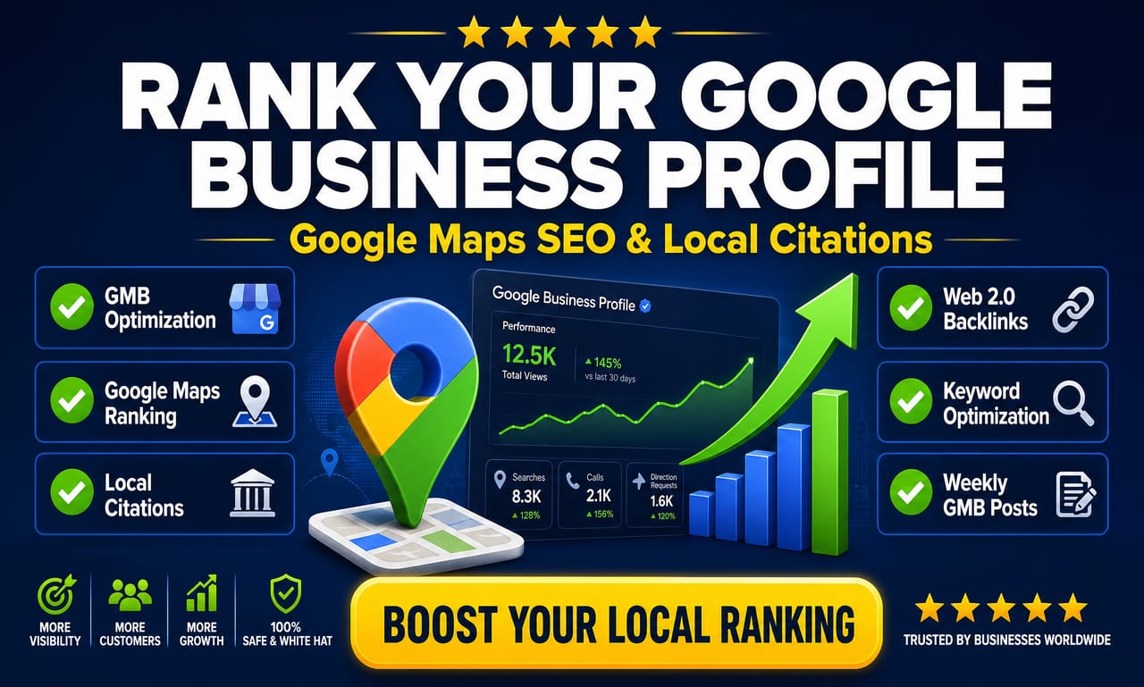 I will rank your Google Business Profile on Google Ma...