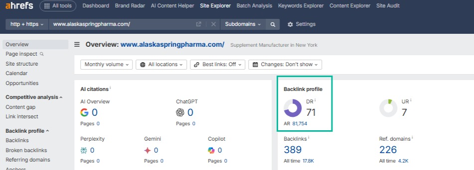 I will increase ahrefs dr domain rating 70+ using high authority seo dofollow backlinks