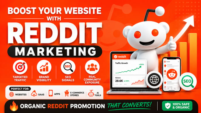 I will promote website, brand,tools,apps, company, or item using Reddit