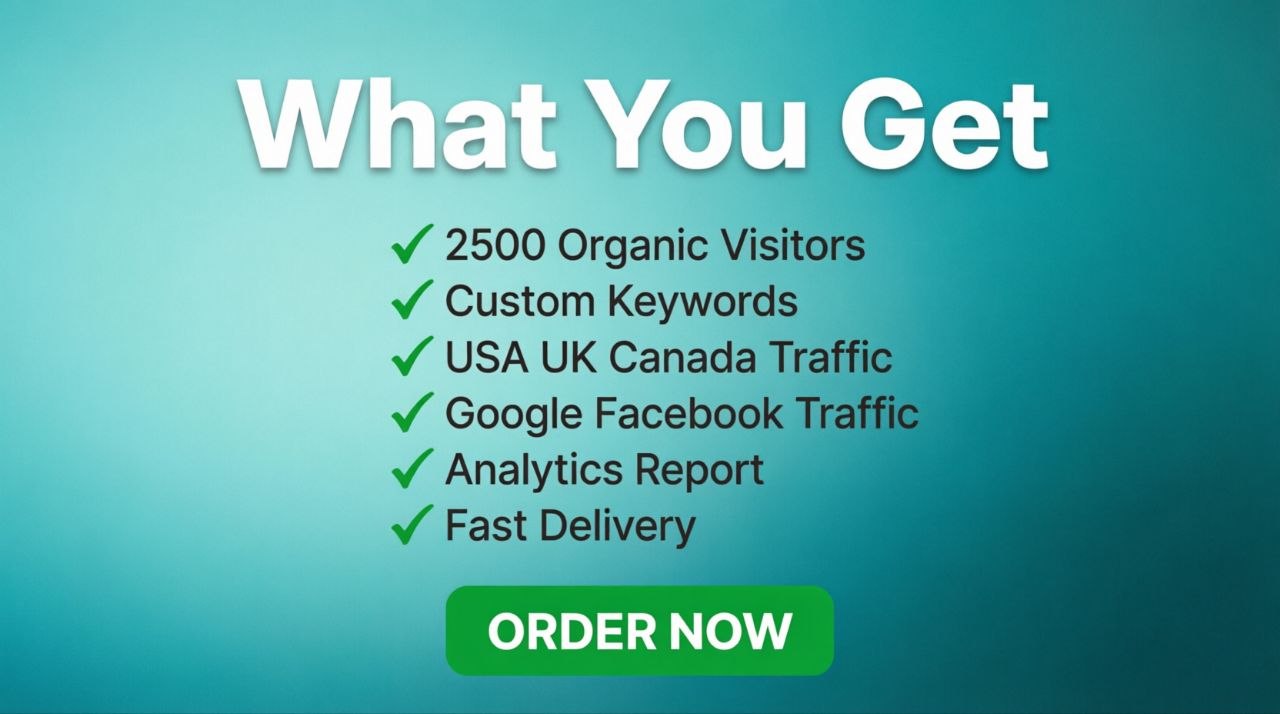 I will drive 2500 real organic website traffic worldwide