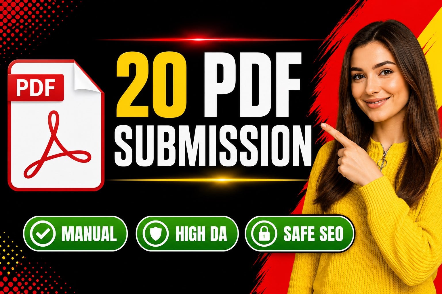 I Will Create 20 Manual PDF Submission Backlinks on High Authority Sites