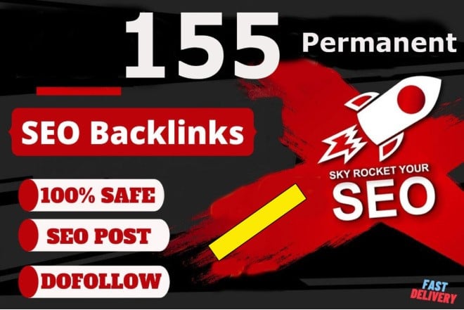 Manually Do 155 Permanent 90+DA Safe SEO Backlinks For Google Rank