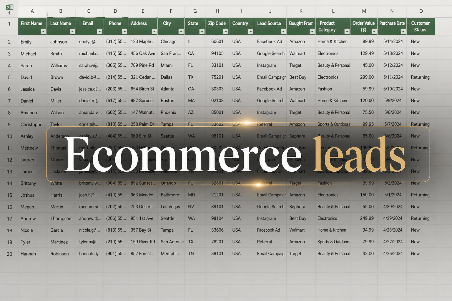 B2C Niche Targeted Leads for any Country 