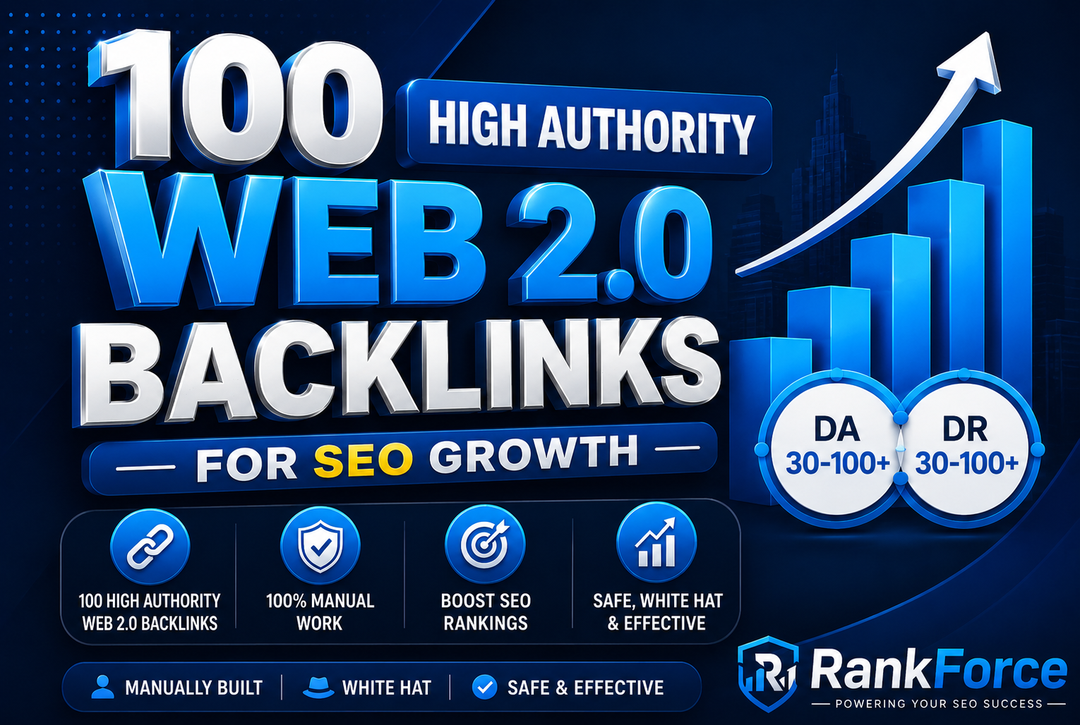 We Will Build 100 High Authority Web 2.0 Backlinks fo...