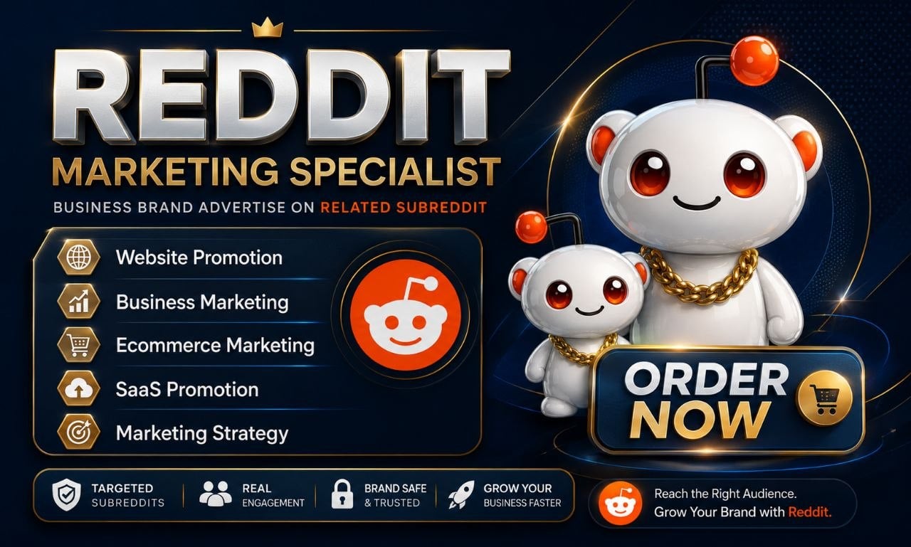 I Will Promote Your Website, SaaS, AI Tool, or Brand Using Reddit SEO Posts and Comments