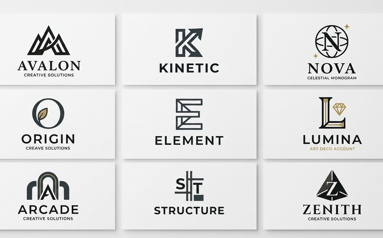 I Will Design Unique Modern Minimal Logo For Business Branding