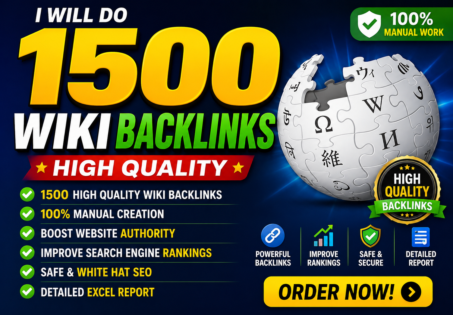 I Will Do 1500 Wiki Backlinks High Quality