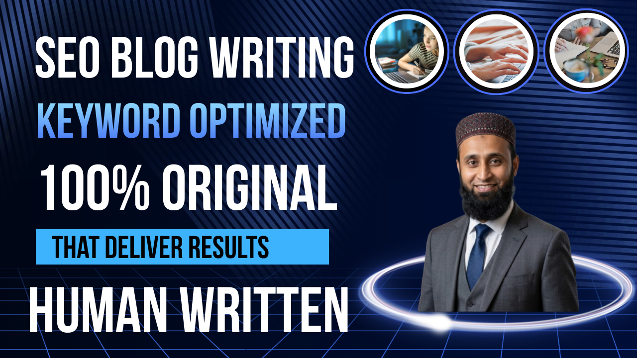 Write SEO Optimized High Quality Blog Posts and Articles That Drive Organic Traffic